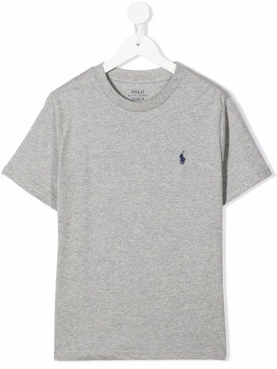 POLO RALPH LAUREN LOGO-EMBROIDERED COTTON T-SHIRT