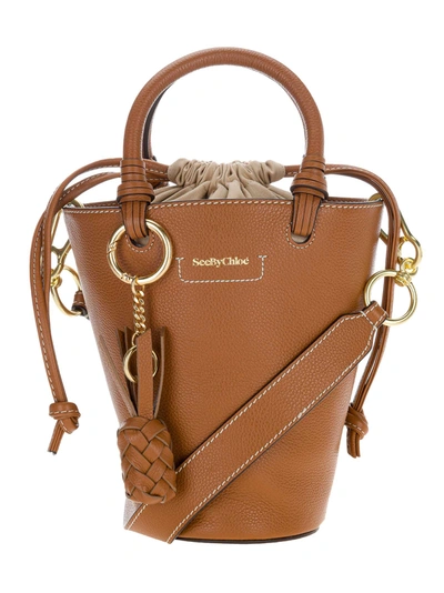 See By Chloé See By Chloe Small Cecilya Tote Bag In Caramello