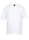 Hugo Boss Boss Taut Solid Cotton Blend T-shirt In White