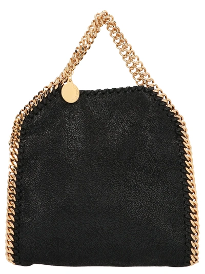 Stella Mccartney Tiny Falabella Bag In Black