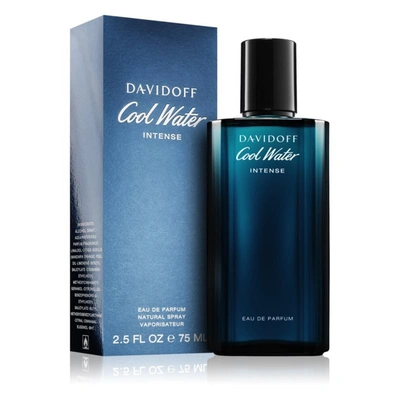 Davidoff Cool Water Intense /  Edp Spray 2.5 oz (75 Ml) (m) In Green,orange