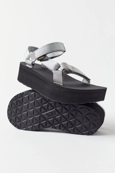 Teva Universal Flatform Classic Sandal In Silver