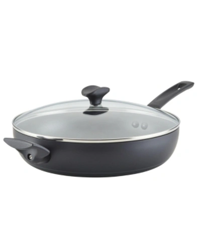 Farberware Power Base Aluminum Nonstick 12.25" Everything Pan In Black