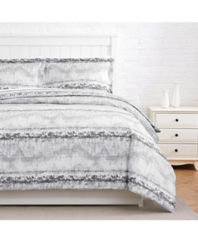 Southshore Fine Linens Abstract 3 Pc. Duvet Cover Set, Full/queen In Gray