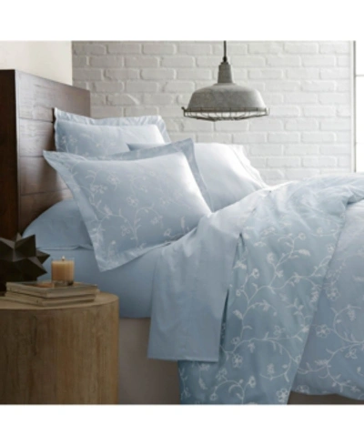 Southshore Fine Linens Sweetbrier Luxury Reversible 3 Pc. Duvet Cover Set, King/california King In Blue