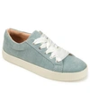JOURNEE COLLECTION WOMEN'S KINSLEY CORDUROY LACE UP SNEAKERS