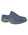 Easy Spirit Travel Time 711 Womens Casual Round Toe Slip-on Sneakers In Pearlized Dark Blue