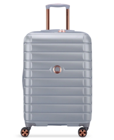 Delsey Shadow 5.0 Expandable 24" Check-in Spinner Luggage In Harbor Grey