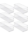 Sorbus Fridge Small 6pc Medium Bins In Clear