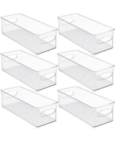 Sorbus Fridge Small 6pc Medium Bins In Clear