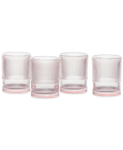 Fortessa Noho Iced Beverage 12.85-oz. Glasses, Set Of 4 In Pink