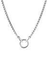 David Yurman Men's Silver Charm Necklace, 24"l In Silber