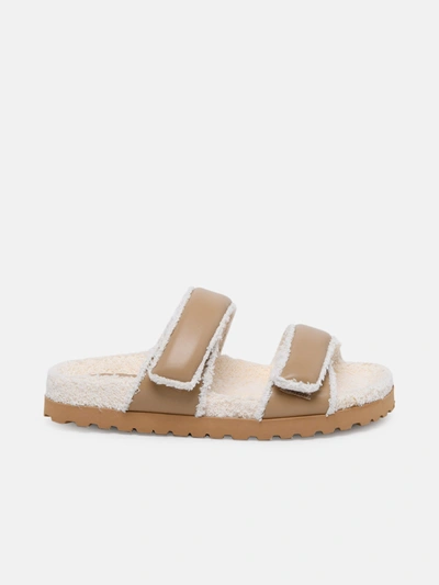 Gia X Pernille Teisbaek Perni 11 Flats In Beige Leather