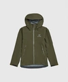 Arc'teryx Beta Lt Hooded Gore-tex Shell Jacket In Olive