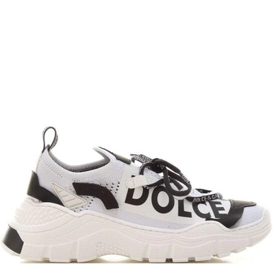 Dolce & Gabbana Kids' Dolce &amp; Gabbana White Leather Trainers Size: 38,