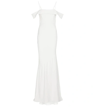 Rebecca Vallance Bridal Olivia Satin Gown In White