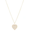 SYDNEY EVAN 14KT YELLOW GOLD HEART NECKLACE WITH DIAMONDS,P00588027