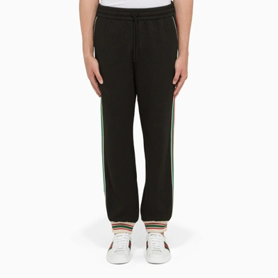 Gucci Gg Jacquard Jersey Jogging Trousers In Schwarz