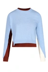 JW ANDERSON JW ANDERSON LAYERED PANELLED JUMPER