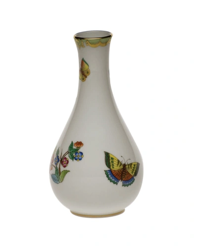 HEREND QUEEN VICTORIA GREEN VASE,PROD227400242