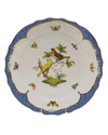 HEREND ROTHSCHILD BLUE MOTIF 06 DINNER PLATE,PROD227460667