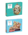 GALISON PUBLISHING BOUQUET OF BIRDS AND BLOOMING BOOKS 750-PIECE SHAPED PUZZLE SET,PROD239080363