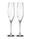 WATERFORD CRYSTAL ELEGANCE OPTIC CLASSIC CHAMPAGNE FLUTES, SET OF 2,PROD210690080