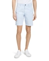 Theory Men's Zaine Solid Chino Shorts In Misty Blue