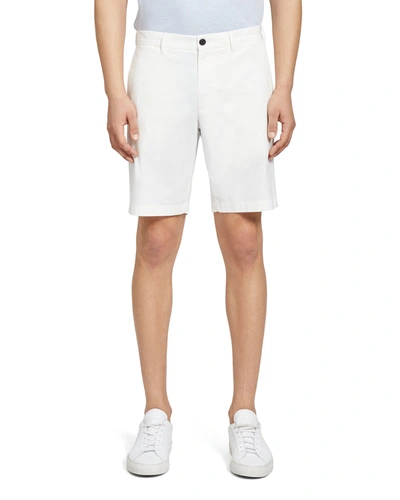 Theory Zaine Slim-fit Straight-leg Shorts In Dim