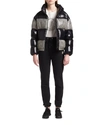 Moncler Erine Quilted Coated-tweed And Shell Down Jacket In Grey