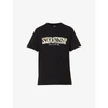 STUSSY MENS BLACK IT'S A WILD LIFE-PRINT COTTON-JERSEY T-SHIRT XS,R03793781