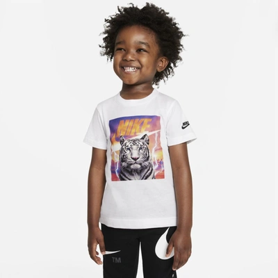 Nike Babies' Sportswear Toddler T-shirt In White