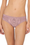 Natori Feathers Low-rise Sheer Hipster Underwear 753023 In Spanish Rose