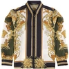 VERSACE OFF-WHITE BAROCCOFLAGE SHIRT,10003331A01373