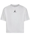 Shop Jordan Big Girls Jumpman Essentials Logo Graphic T-shirt In White