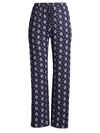Hanro Sleep & Lounge Printed Knit Long Pants In Ornamental Print