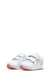 Nike Babies' Md Valiant Sneaker In White/ Silver/ Crimson