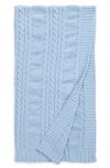 Nordstrom Baby Cable Knit Blanket In Blue Fog