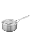 Demeyere Industry 5-ply 4-quart Deep Sauce Pan In Silver