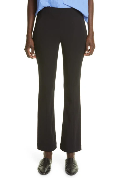 Co Stretch Ankle Trousers In Black