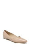 Naturalizer Havana Womens Pointed Toe Flats In Creme Brulee