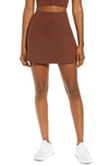 Girlfriend Collective The High Rise Skort In Earth