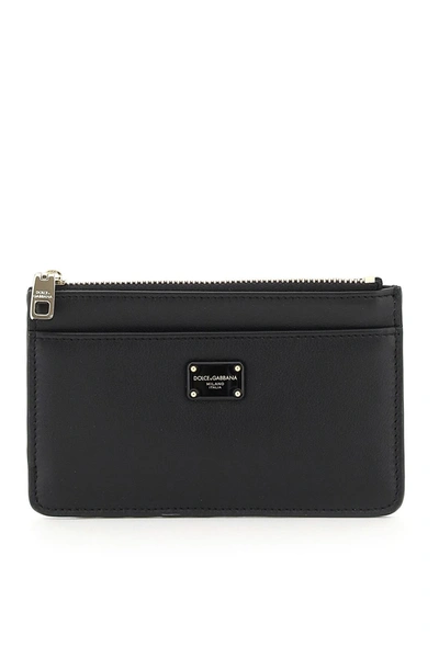 Dolce & Gabbana Multi Pockets Cardholder In Black