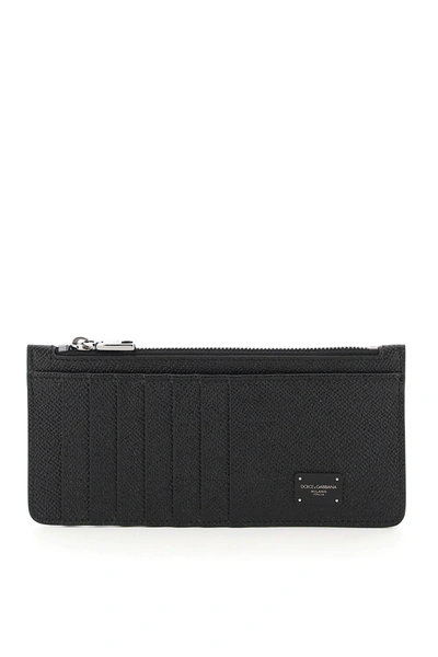 Dolce & Gabbana Multi Pockets Cardholder In Black