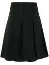 VALENTINO PLEATED A-LINE SKIRT