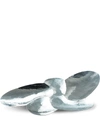 Tom Dixon Cloud Hammered-effect Platter In Silver