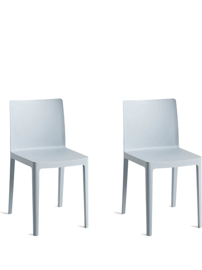 Hay Elementaire Set Of 2 Chairs In Grey