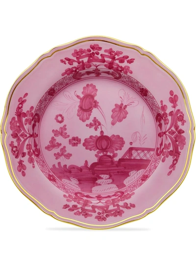 Ginori 1735 Oriente Italiano Porcelain Charger Plate In Pink