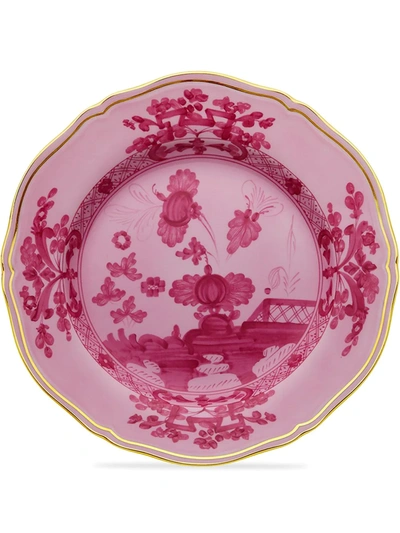 Ginori 1735 Oriente Italiano Porcelain Dinner Plate In Pink