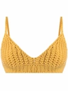 ALANUI KNITTED BRALETTE TOP